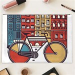 Amsterdam Graphic Design Poster Illustration Cosmetic Bag (XXL) Back