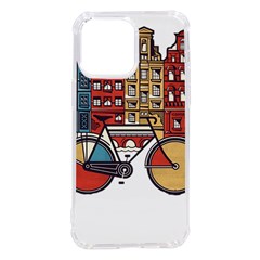 Amsterdam Graphic Design Poster Illustration Iphone 14 Pro Max Tpu Uv Print Case by 99art