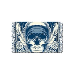 Skull Drawing Magnet (name Card)