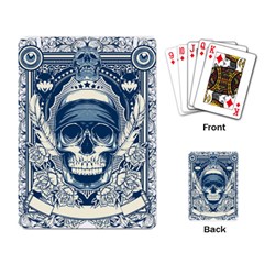 Skull Drawing Playing Cards Single Design (rectangle)