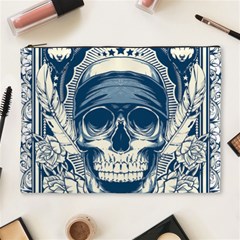 Skull Drawing Cosmetic Bag (xl) by 99art