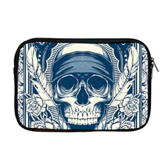 Skull Drawing Apple Macbook Pro 17  Zipper Case by 99art