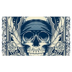 Skull Drawing Banner And Sign 7  X 4  by 99art