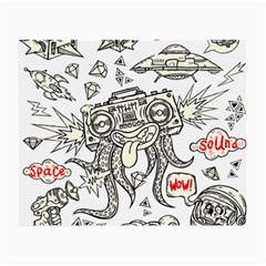 Drawing Clip Art Hand Painted Abstract Creative Space Squid Radio Small Glasses Cloth by 99art