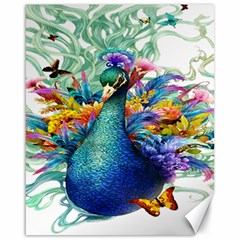 Bird-peafowl-painting-drawing-feather-birds Canvas 16  X 20  by 99art