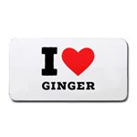 I love ginger Medium Bar Mat 16 x8.5  Bar Mat