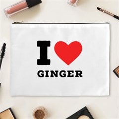 I Love Ginger Cosmetic Bag (xl) by ilovewhateva