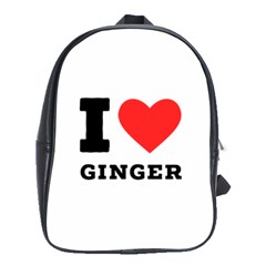 I Love Ginger School Bag (large) by ilovewhateva