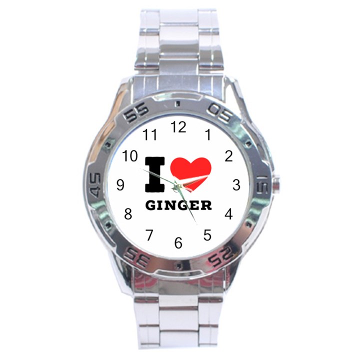 I love ginger Stainless Steel Analogue Watch