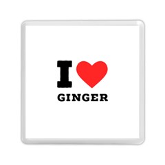 I Love Ginger Memory Card Reader (square) by ilovewhateva