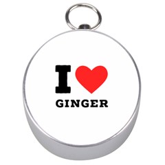 I Love Ginger Silver Compasses by ilovewhateva