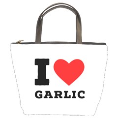 I Love Garlic Bucket Bag by ilovewhateva