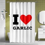 I love garlic Shower Curtain 48  x 72  (Small)  Curtain(48  X 72 ) - 42.18 x64.8  Curtain(48  X 72 )