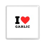 I love garlic Memory Card Reader (Square) Front