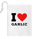 I love garlic Drawstring Pouch (5XL) Back