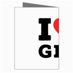 I love gin Greeting Cards (Pkg of 8) Right