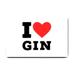 I Love Gin Small Doormat by ilovewhateva