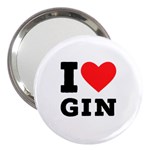 I love gin 3  Handbag Mirrors Front