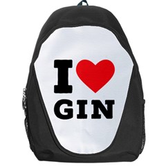 I Love Gin Backpack Bag by ilovewhateva