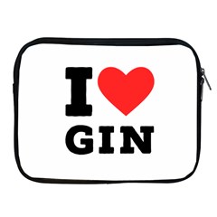 I Love Gin Apple Ipad 2/3/4 Zipper Cases by ilovewhateva