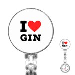 I love gin Stainless Steel Nurses Watch Front