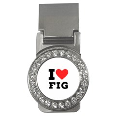 I Love Fig  Money Clips (cz)  by ilovewhateva