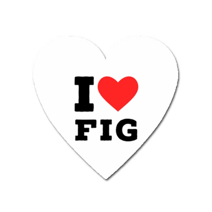 I love fig  Heart Magnet