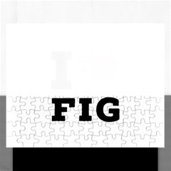 I Love Fig  Rectangular Jigsaw Puzzl by ilovewhateva