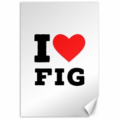 I Love Fig  Canvas 12  X 18  by ilovewhateva