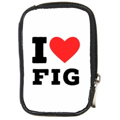 I Love Fig  Compact Camera Leather Case by ilovewhateva