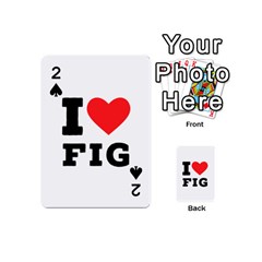 I Love Fig  Playing Cards 54 Designs (mini) by ilovewhateva