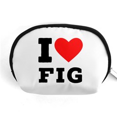 I Love Fig  Accessory Pouch (medium) by ilovewhateva