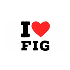 I Love Fig  Satin Wrap 35  X 70  by ilovewhateva