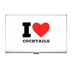 I Love Cocktails  Business Card Holder by ilovewhateva