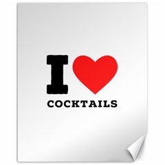 I Love Cocktails  Canvas 16  X 20  by ilovewhateva