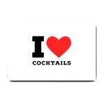 I love cocktails  Small Doormat 24 x16  Door Mat