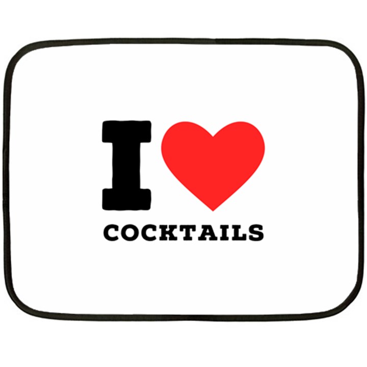 I love cocktails  Fleece Blanket (Mini)