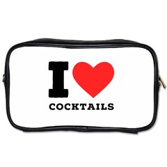 I Love Cocktails  Toiletries Bag (two Sides) by ilovewhateva