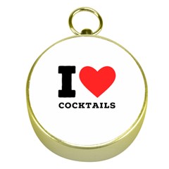 I Love Cocktails  Gold Compasses by ilovewhateva