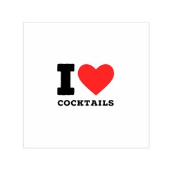 I Love Cocktails  Square Satin Scarf (30  X 30 ) by ilovewhateva