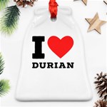 I love durian Bell Ornament (Two Sides) Front