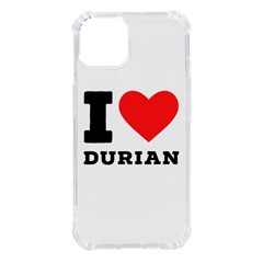 I Love Durian Iphone 14 Tpu Uv Print Case by ilovewhateva