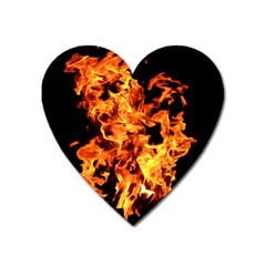 Live Coals Heart Magnet by artworkshop