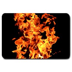 Live Coals Large Doormat by artworkshop