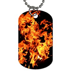 Live Coals Dog Tag (one Side) by artworkshop