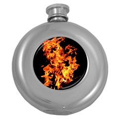 Live Coals Round Hip Flask (5 Oz)