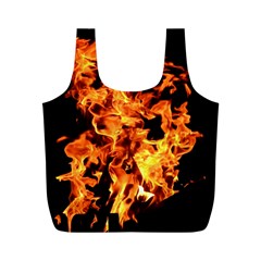 Live Coals Full Print Recycle Bag (m) by artworkshop