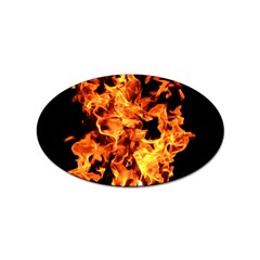 Live Coals Sticker (oval) by artworkshop