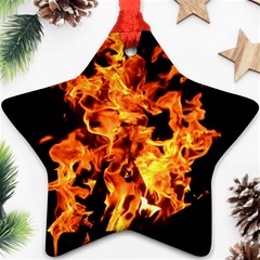 Live Coals Star Ornament (two Sides) by artworkshop