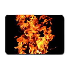 Live Coals Small Doormat by artworkshop